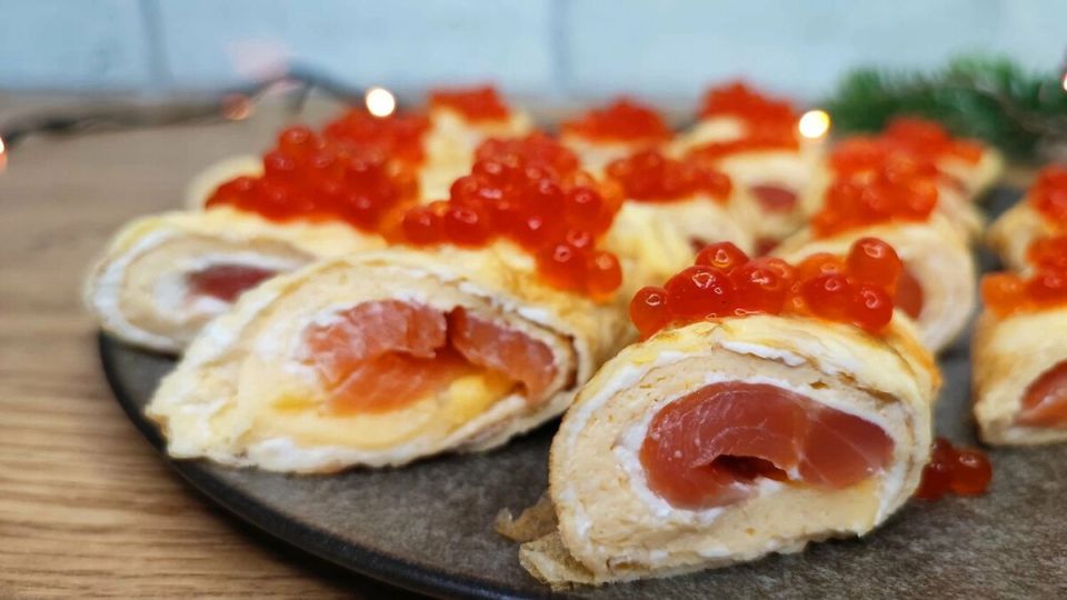 Рулетики с красной рыбой: изысканная закуска для любого праздника