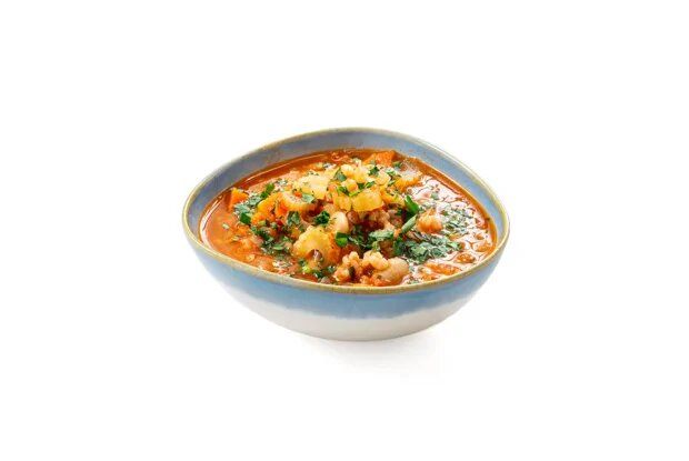 Постный суп с полбой и фасолью: согревание в каждый холодный день