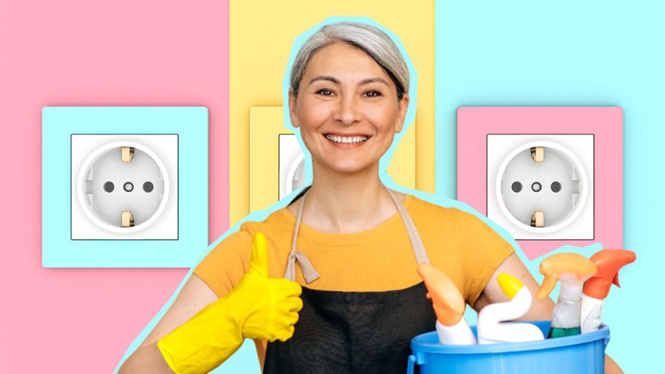 Грязь и пятна жира улетучатся с розетки: средства без соды и уксуса