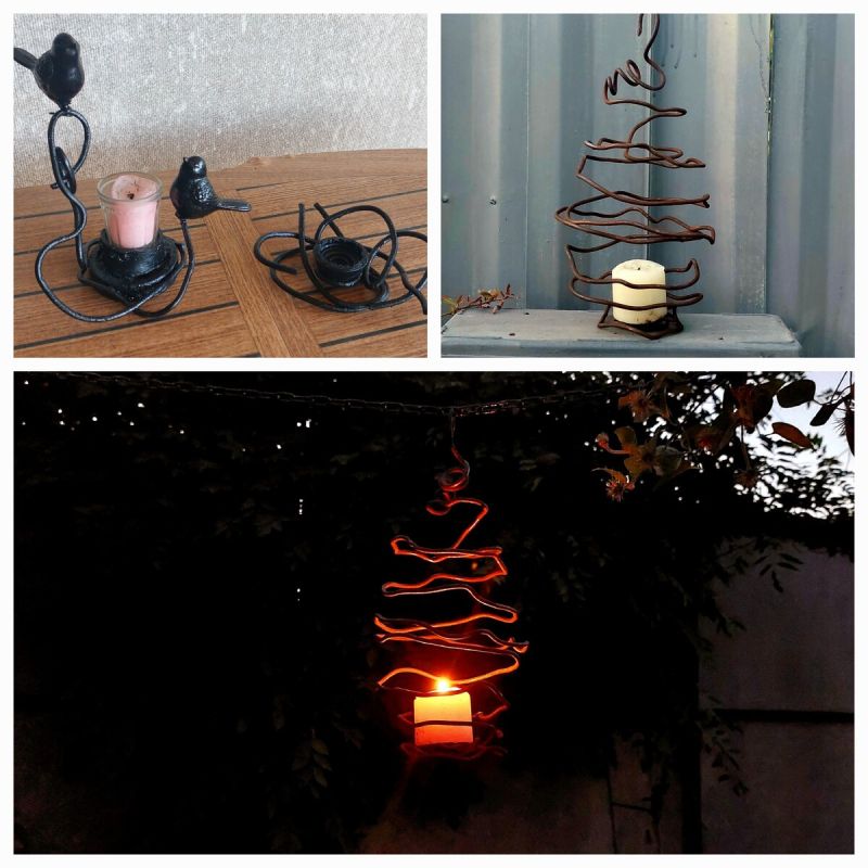 Вдохновение из запчастей: как старые металлы превращаются в стильные подсвечники