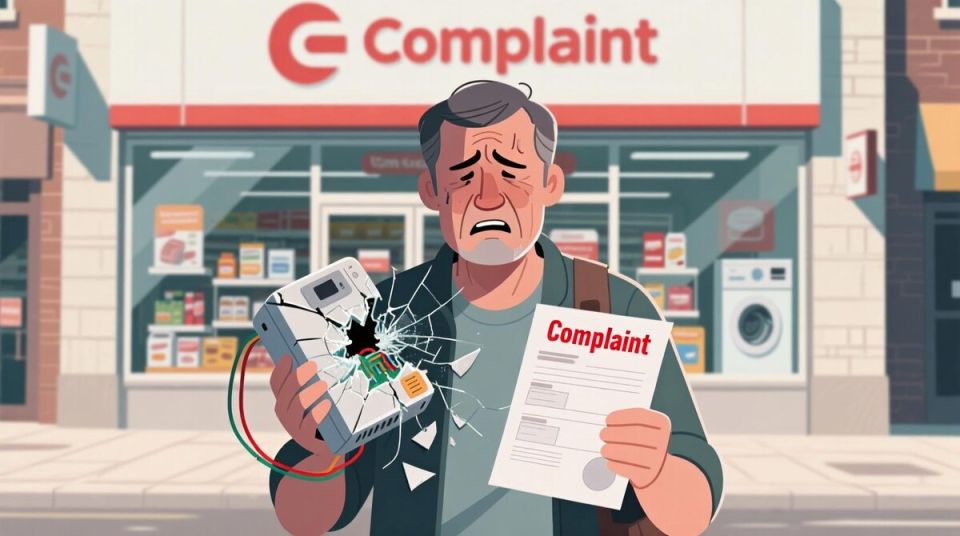 Что делать, если техника сломалась сразу после покупки