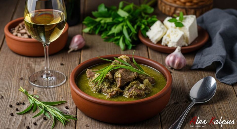 Чакапули из телятины: Симфония весны на вашем столе