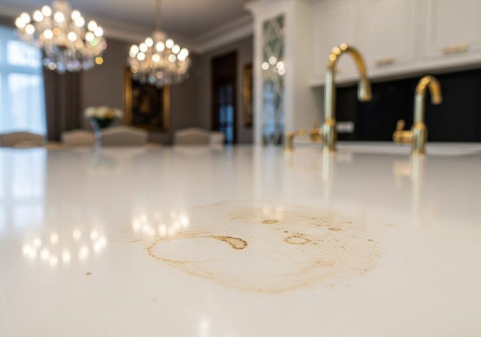 Как убрать пятна от кофе с белой акриловой столешницы: проверенные методы