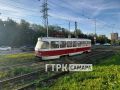 В Самаре трамвай сошел с рельсов