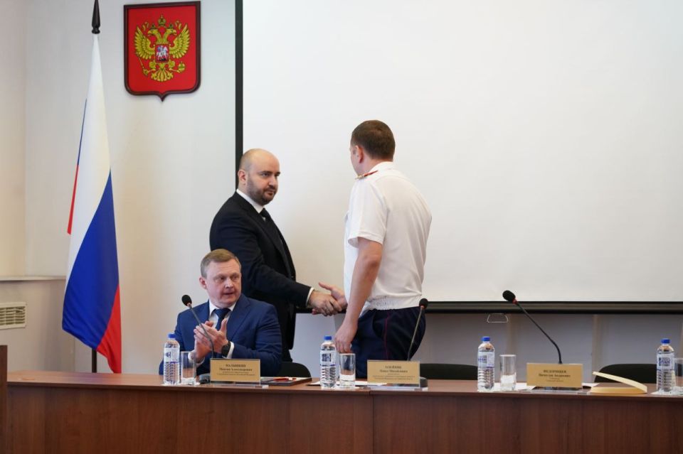 В Самаре коллективу СУ СК России по Самарской области представили нового руководителя - генерал-майора юстиции Павла Олейника
