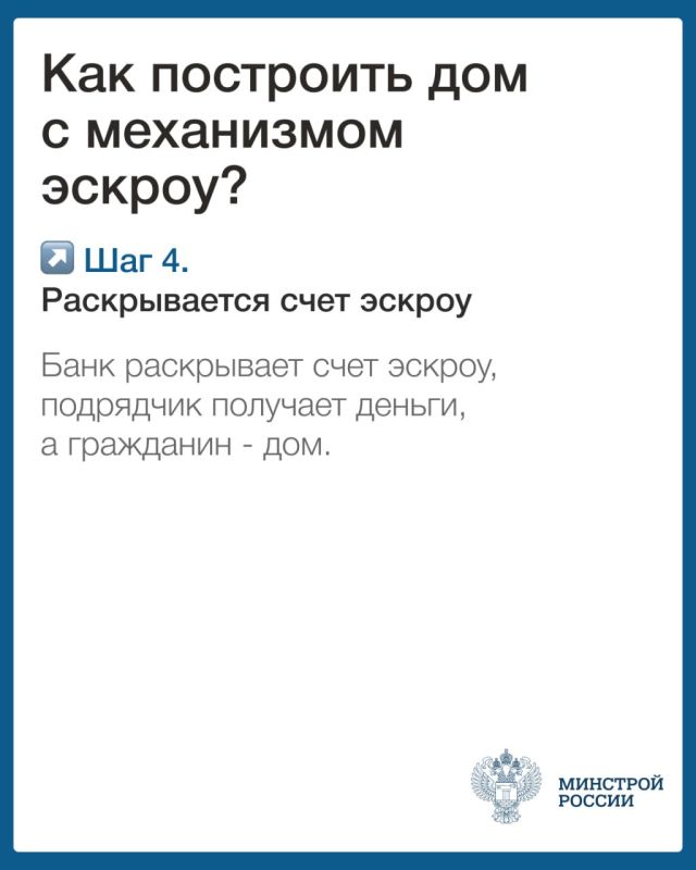 С 1 марта вступил в силу закон № 186-ФЗ об использовании счетов эскроу в частном домостроении