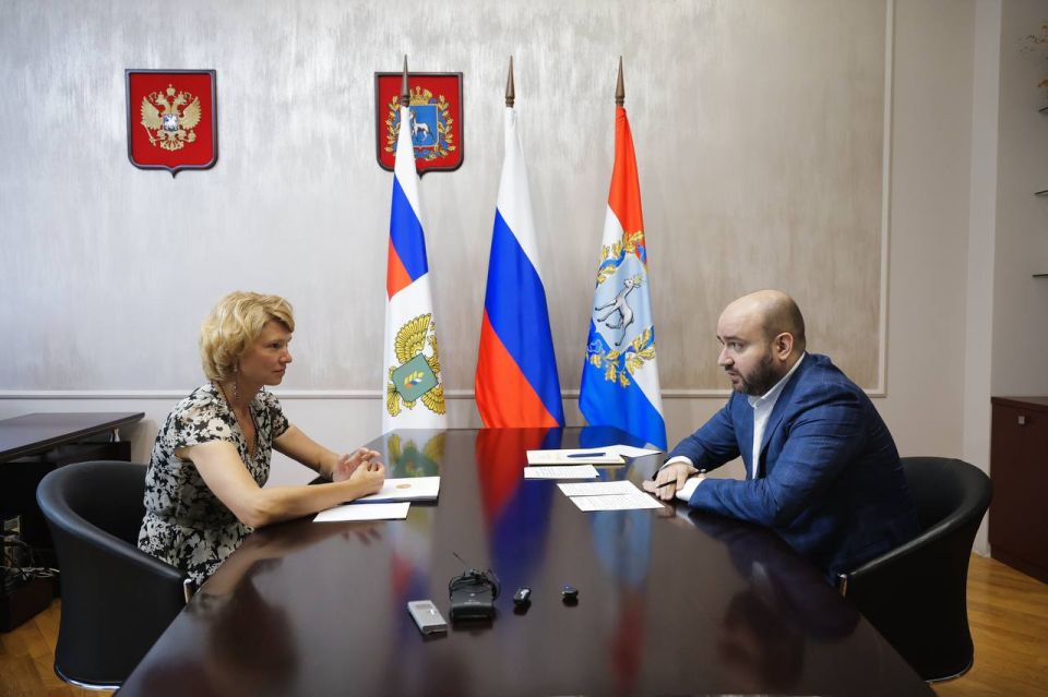 Оксана Лут и Вячеслав Федорищев обсудили вопросы развития АПК Самарской области