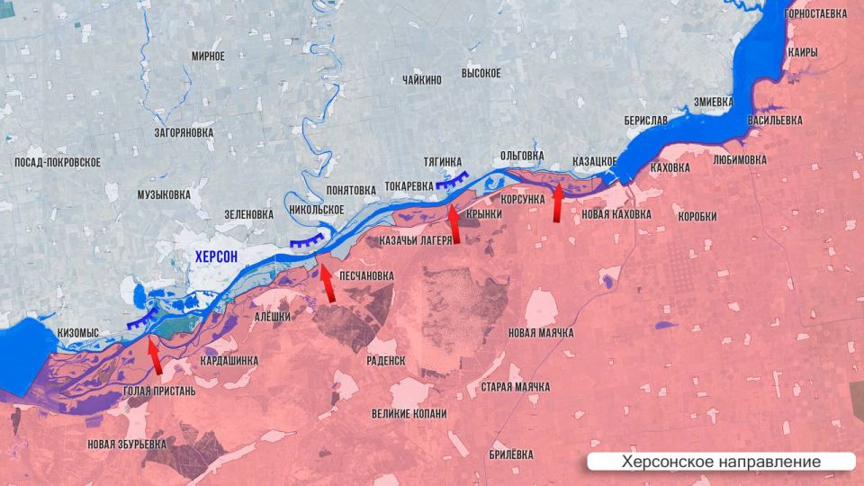 Олег Царёв: Фронтовая сводка 13 июля. На Херсонском направлении идут взаимные обстрелы