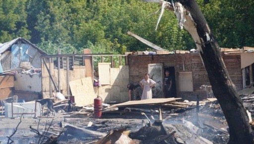 Шесть цыганских домов выгорели до тла под Самарой