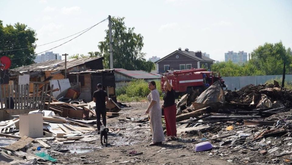 Шесть цыганских домов выгорели до тла под Самарой