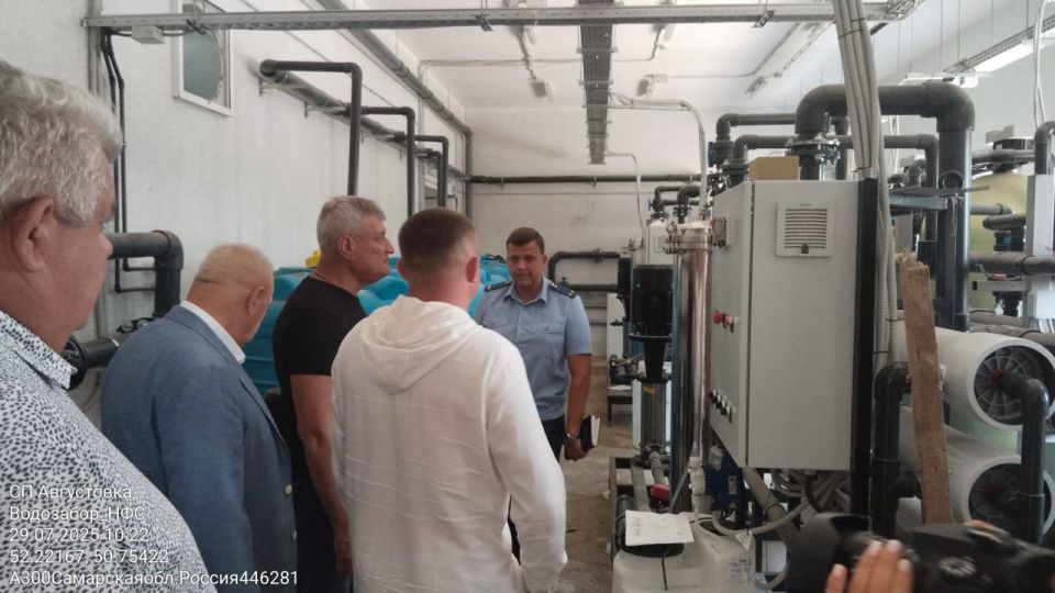 Прокурор Большечерниговского района провел выездное обследование объектов, возводимых в рамках реализации национального проекта