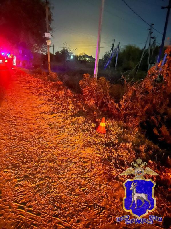 Сотрудники Госавтоинспекции работают на месте ДТП в Волжском районе