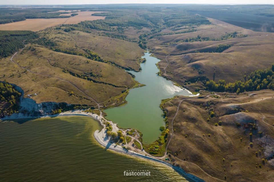 Река Елшанка у села Новодевичье