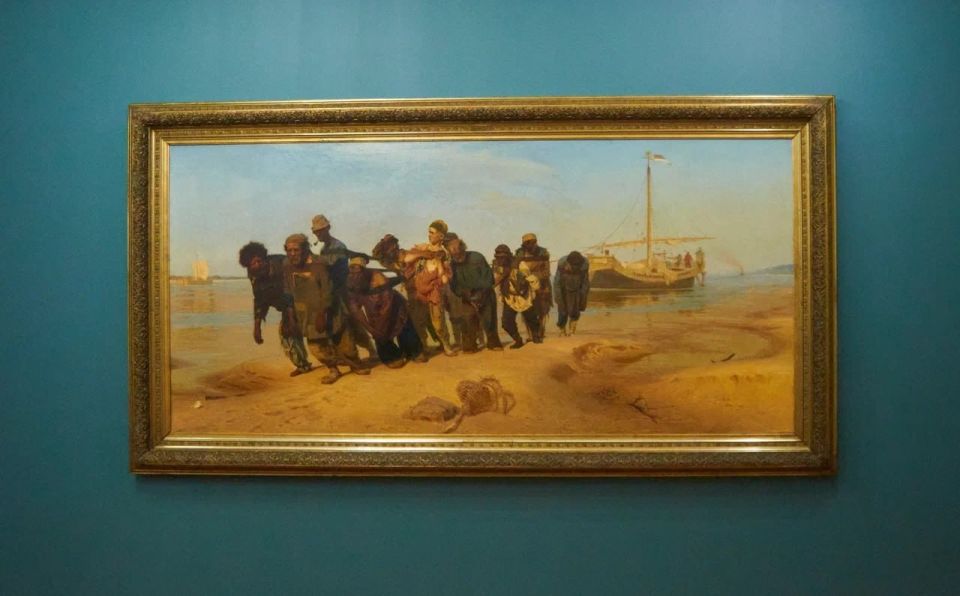 Выставка одной картины – «Бурлаки на Волге»