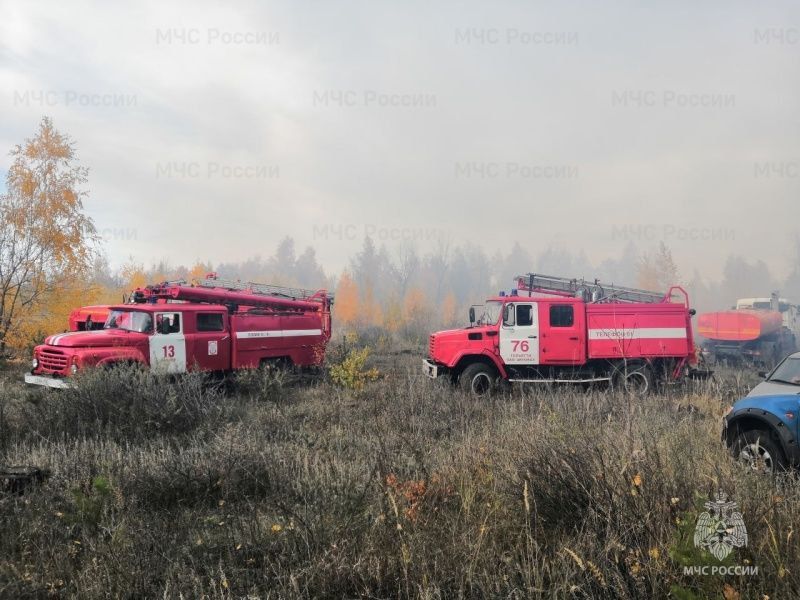 Осенью риск природных пожаров высок