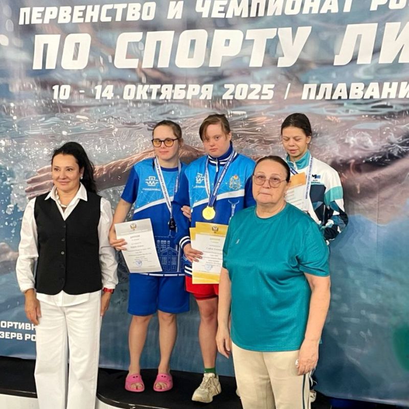 Софья Алешина стала трехкратной чемпионкой России 2025 года по плаванию ЛИН