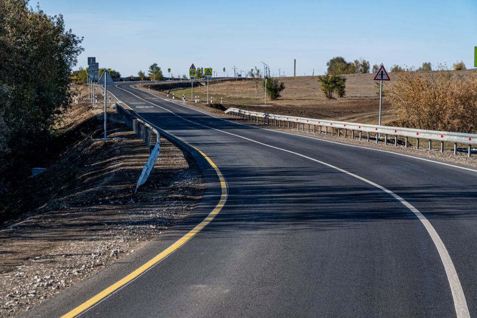 В рамках нацпроекта «Инфраструктура для жизни» завершён ремонт 35 км трассы Подъем-Михайловка – Богдановка – Алексеевка