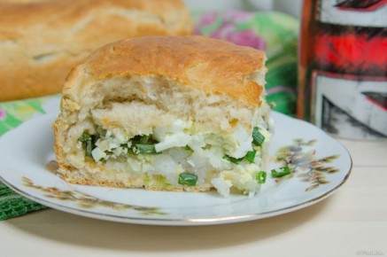 Необычный пирог с рисом и луком: идеальный обед для всей семьи