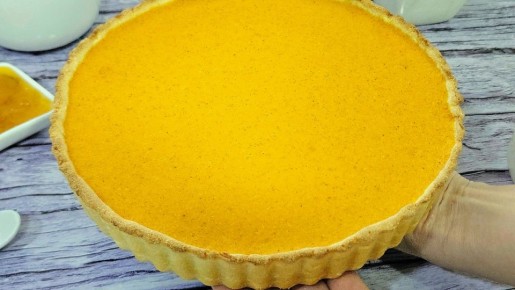 Нежный тыквенный пирог без лишних калорий: секрет легкого десерта