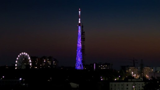 Огни самарской телебашни вновь осветили город