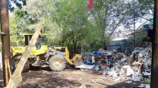 В Самаре ликвидировали крупную несанкционированную свалку