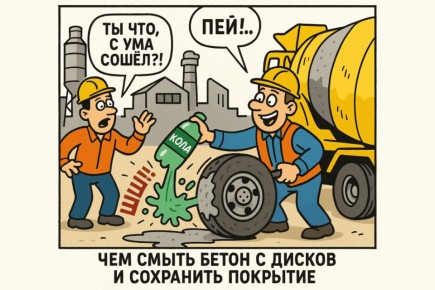 Как эффективно очистить бетонные следы с дисков, не повредив их покрытие