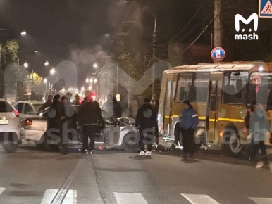 Детская команда по спортивной гимнастике попала в ДТП в Самаре — пострадали шестеро, четверо из них дети