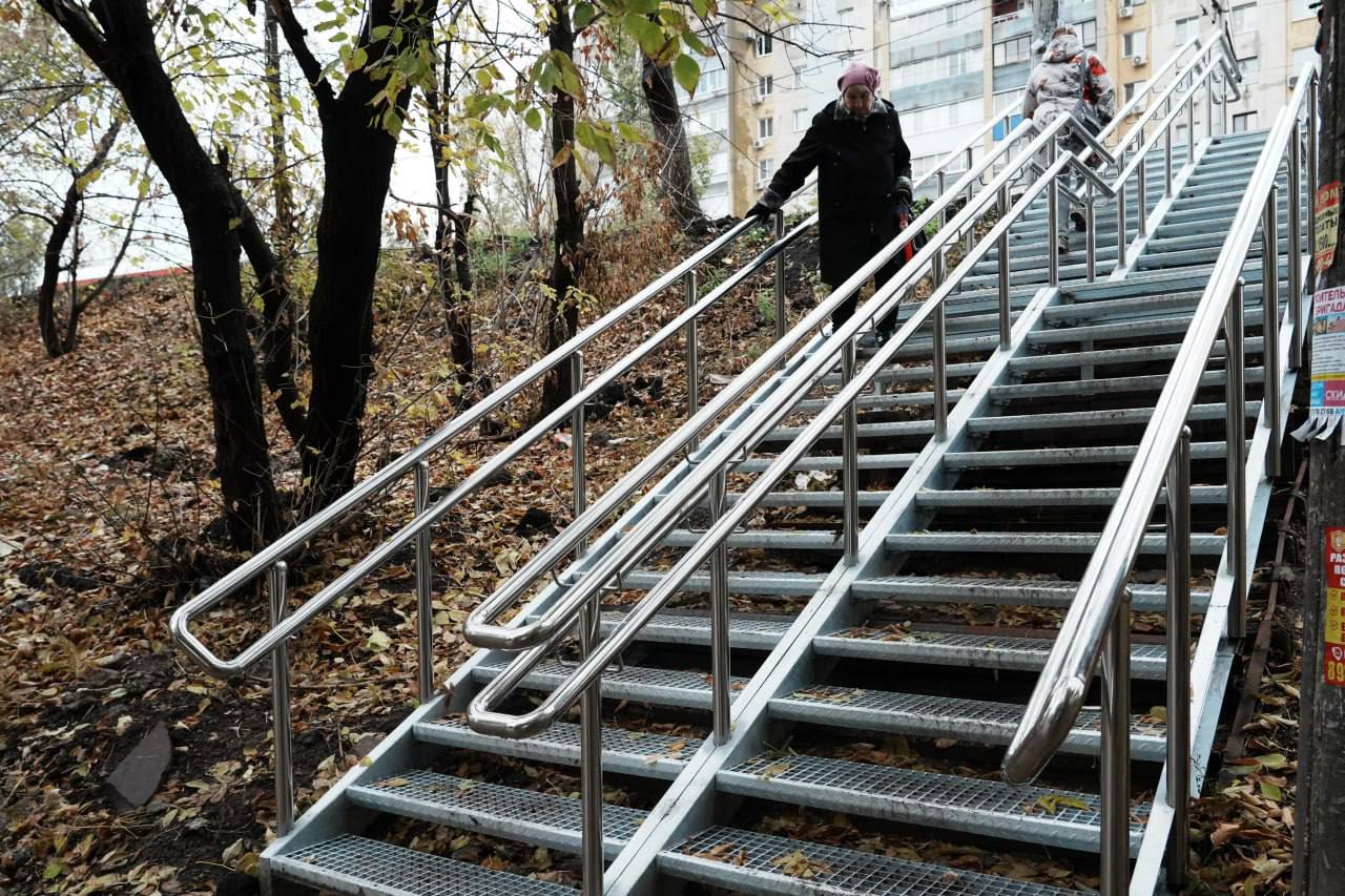 Более 85% работ по ремонту уличных лестниц выполнено в Самаре Более 85% работ по ремонту уличных лестниц выполнено в Самаре