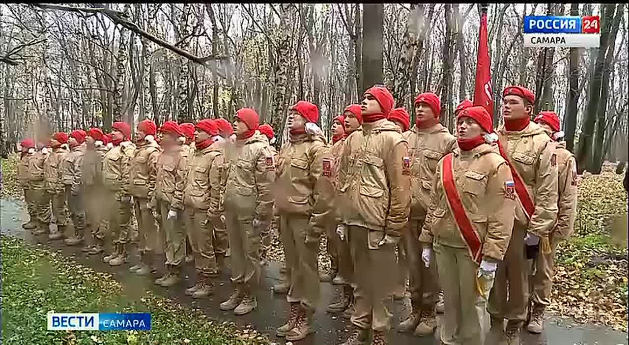 Cамарские юнармейцы организовали мини-парад под окнами ветерана Великой Отечественной войны