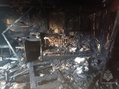 Неисправная печь привела к пожару