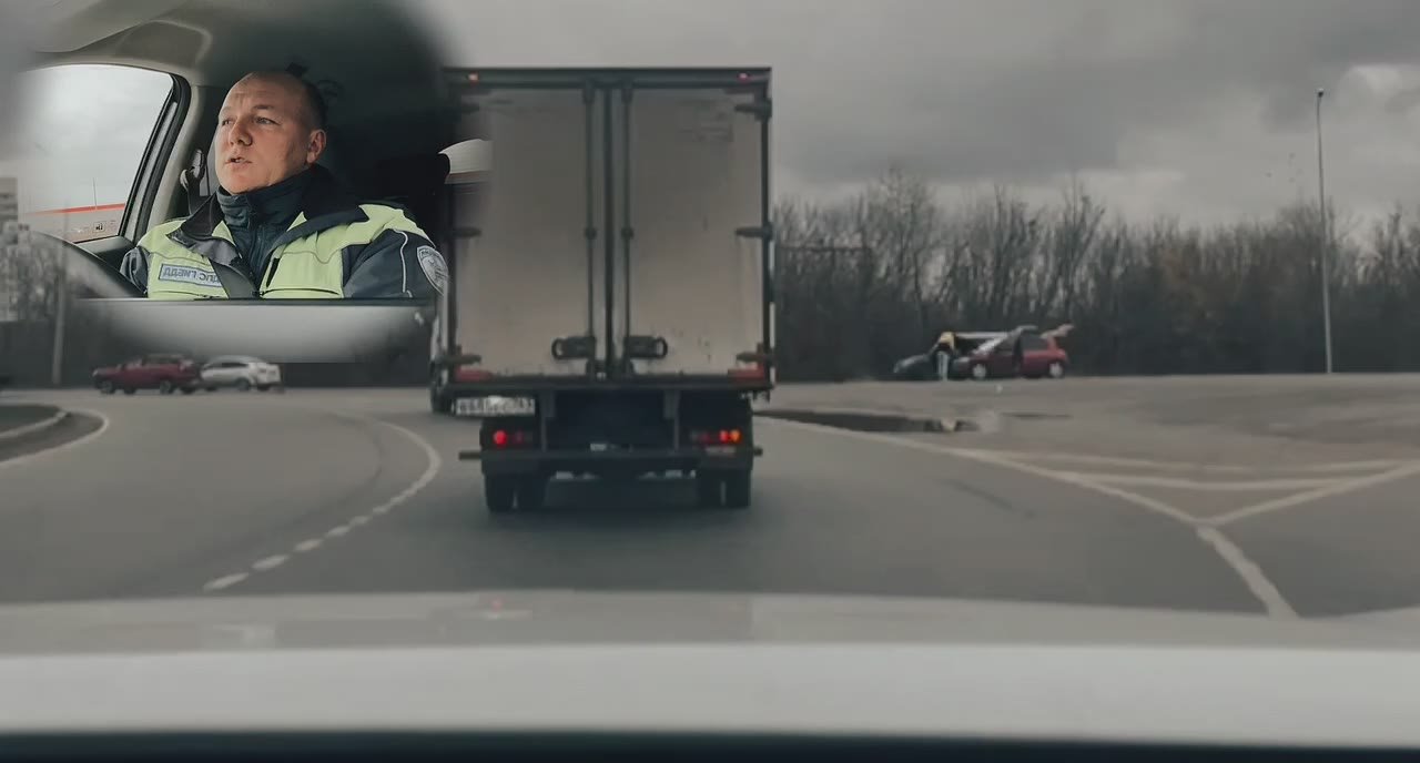 Сотрудники Госавтоинспекции Волжского района провели выезд на проблемный участок дороги с целью разъяснения водителям правильного порядка движения через перекресток с круговым движением на автодороге «Обход города Самары»