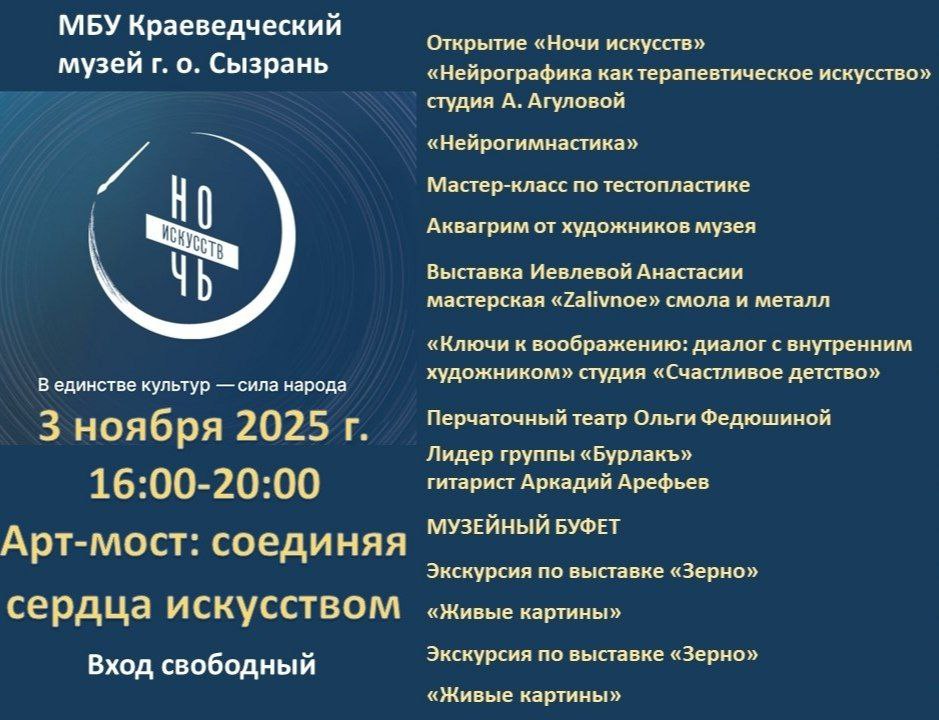 «Ночь искусств» Всероссийская акция в День народного единства «Ночь искусств» Всероссийская акция в День народного единства
