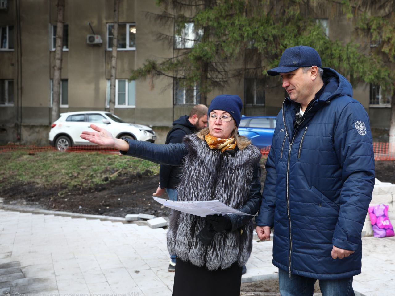 Благоустройство сквера Чудайкина в Самаре в самом разгаре