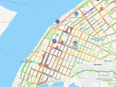 Центр Самары. Обстановка