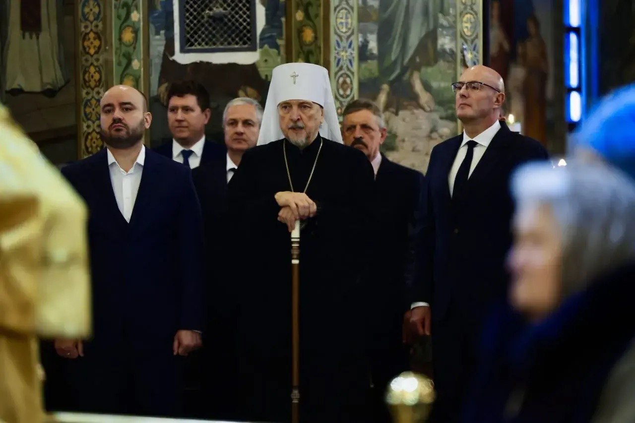 Вице-премьер Дмитрий Чернышенко и губернатор Вячеслав Федорищев сегодня посетили Покровский кафедральный собор в Самаре