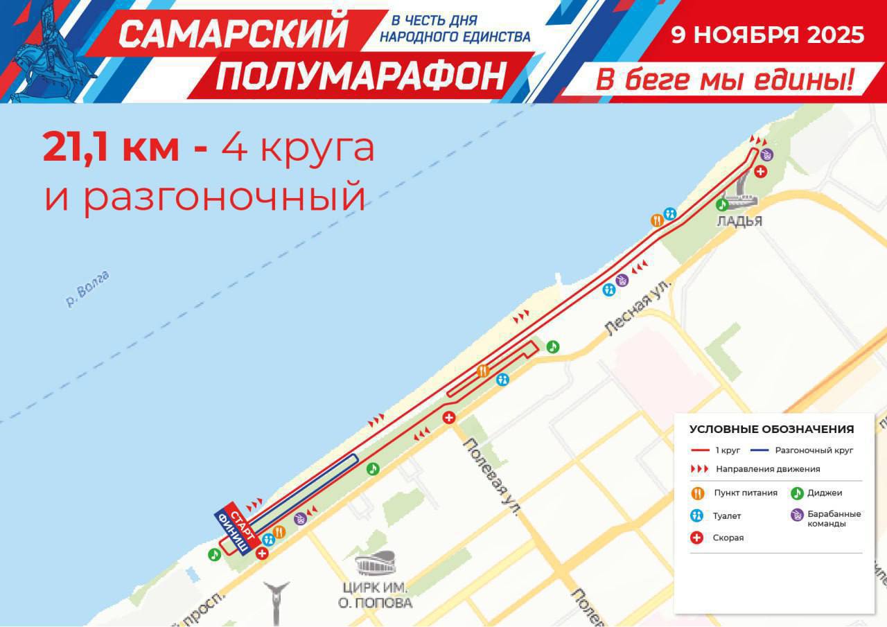 Осенний фестиваль ГТО состоится во время Самарского полумарафона «В беге мы едины» Осенний фестиваль ГТО состоится во время Самарского полумарафона «В беге мы едины»