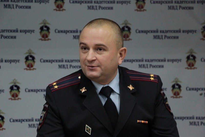 Победитель регионального этапа Всероссийского конкурса МВД «Народный участковый» встретился с воспитанниками самарского кадетского корпуса МВД РФ