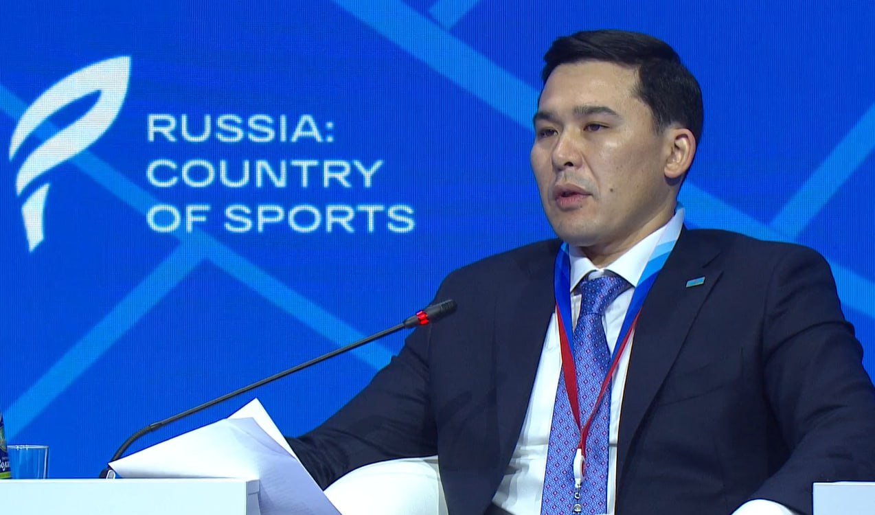 Об опыте развития олимпийского движения в Казахстане рассказал министр туризма и спорта Республики Казахстан Ербол Мырзабосынов