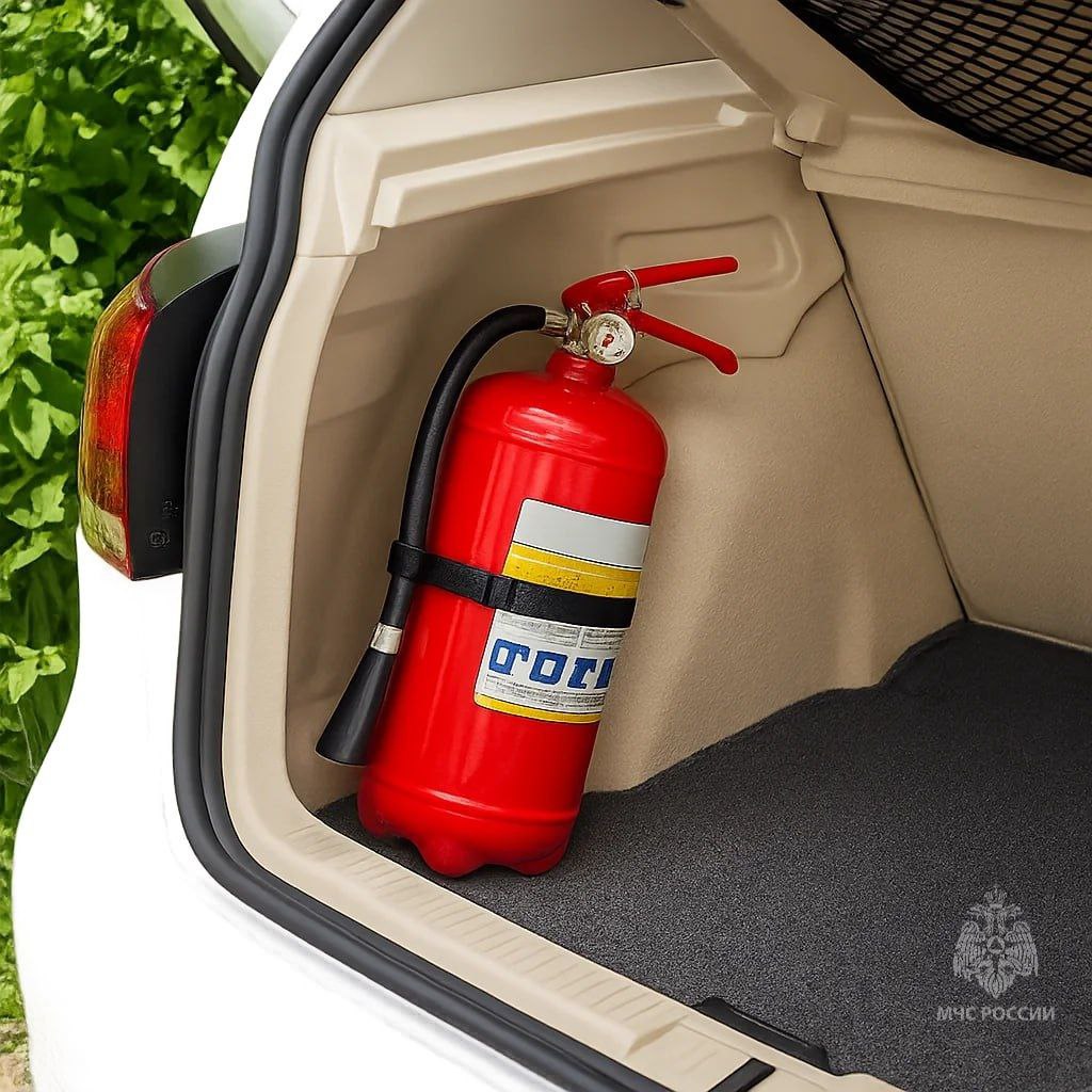 В каждом автомобиле должен быть огнетушитель