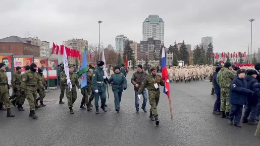 Площадь Куйбышева готовится к началу Парада Памяти