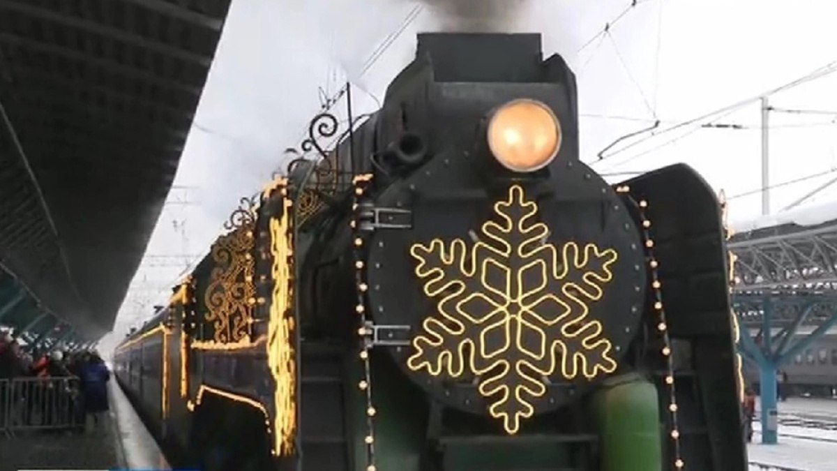 Поезд Деда Мороза отправится в масштабное путешествие по России 19 ноября