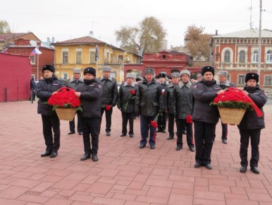 В Самаре транспортные полицейские почтили память погибших при выполнении служебных обязанностей сотрудников органов внутренних дел
