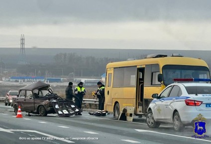 Трагичное утро. Ещё одно ДТП со смертельным исходом произошло в Самарской области
