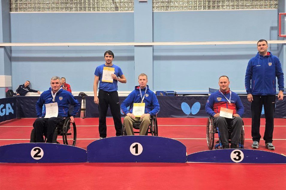 Дмитрий Чубаров - победитель Кубка России по настольному теннису спорта лиц с ПОДА