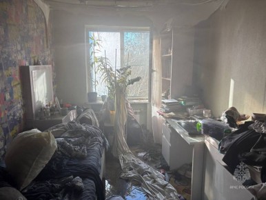 На пожаре в Самаре огнеборцы спасли пятерых человек из-за загоревшегося роутера