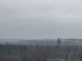 Вместе с дождём на город опустился туман