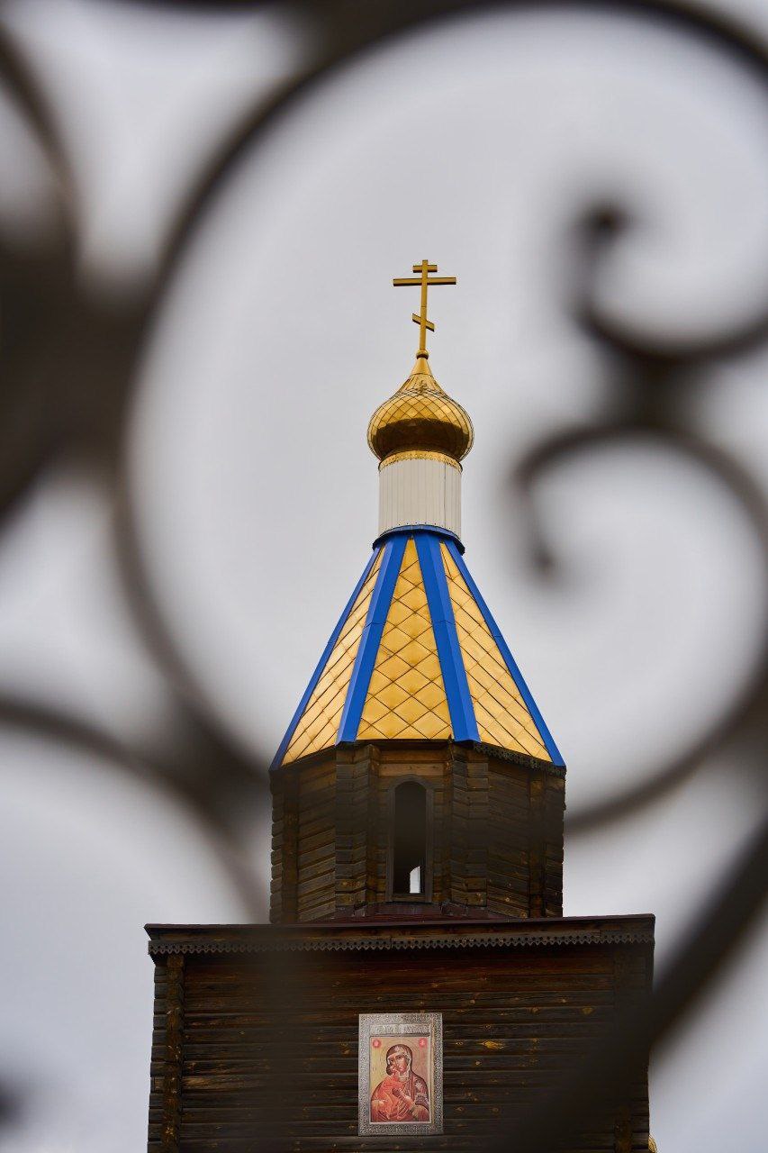 Ответ на загадку — храм в честь Феодоровской иконы Божией Матери в поселке Новокашпирский Ответ на загадку — храм в честь Феодоровской иконы Божией Матери в поселке Новокашпирский