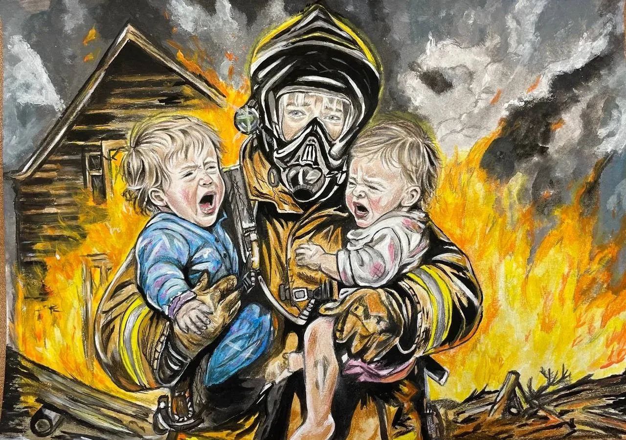 Подведены итоги конкурса рисунков к 35-летию МЧС России