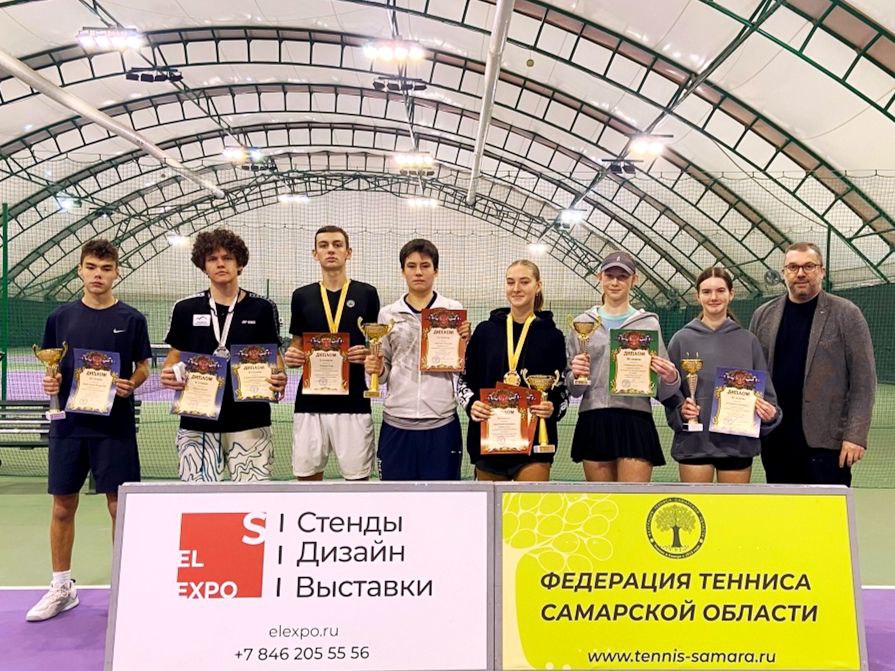 Определились победители первенства Самарской области по теннису до 19 лет