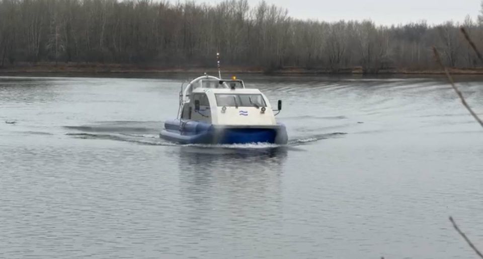 Самарские инженеры представили новый корабль-амфибию для переправы через Волгу